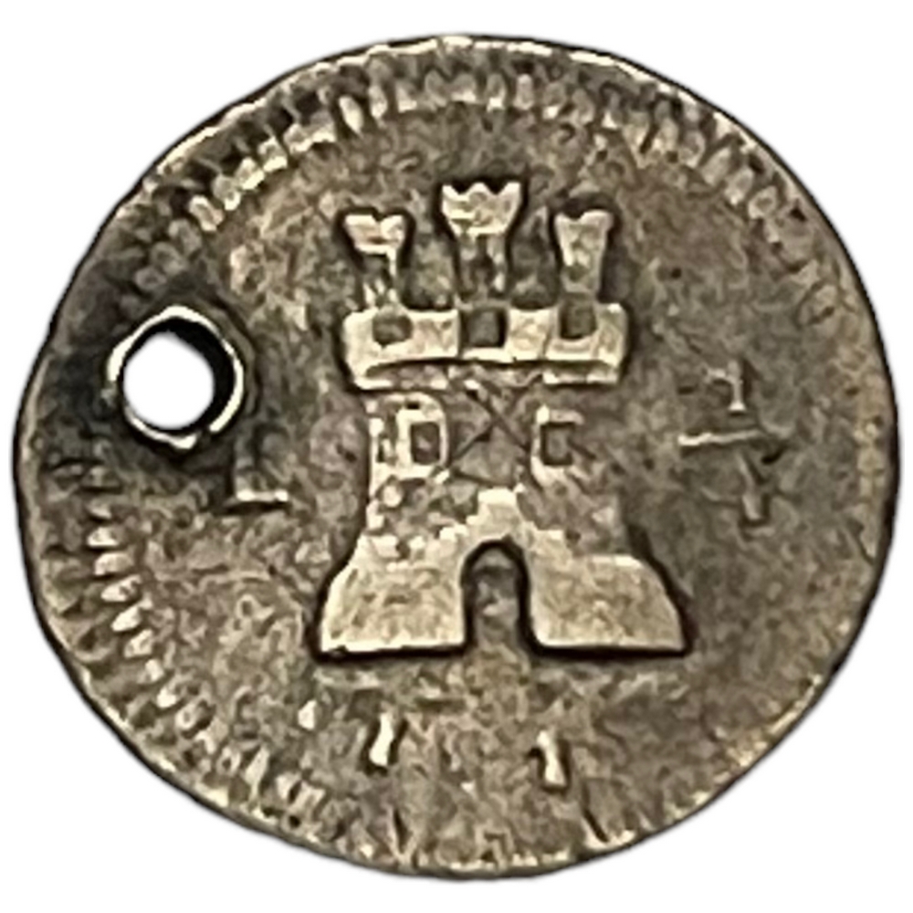 Перу 1/4 реала 1819 г. клуб нумизмат монета 1 4 реала мексики 1847 года серебро